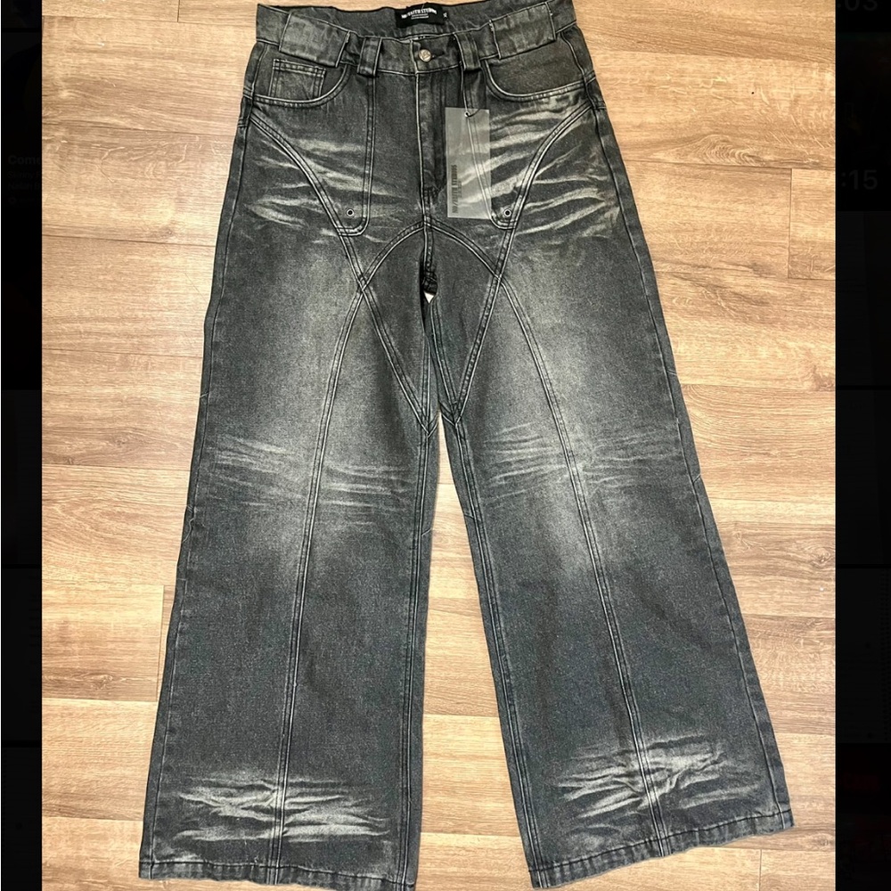 NO/FAITH STUDIOS SUN FADED DUNE BUGGY JEANS - Picture 1 of 3